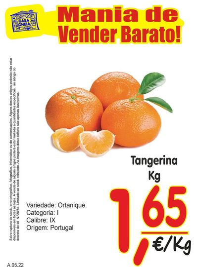 Promoções de Supermercados em Rabo de Peixe | Tangerina de Casa Cheia | 20/05/2024 - 22/05/2024