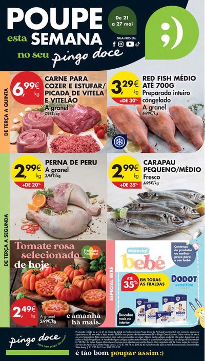 Catálogo Pingo Doce em Arouca | Folheto Pingo Doce | 21/05/2024 - 27/05/2024