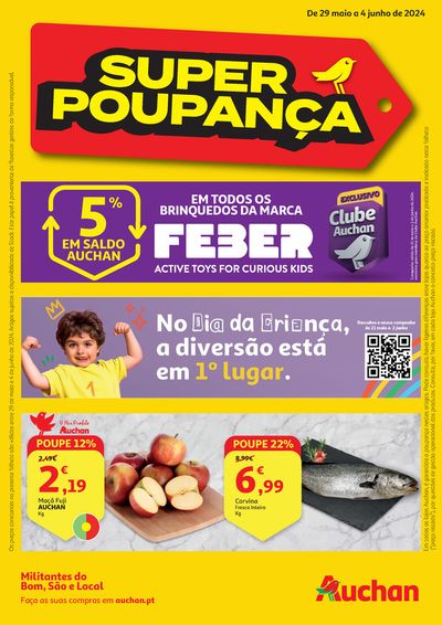 Catálogo Auchan em Porto |  Super Poupança | 29/05/2024 - 04/06/2024