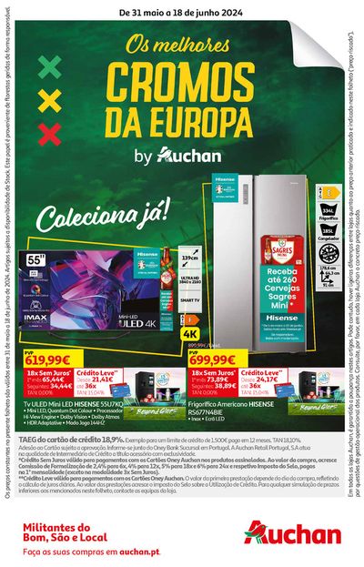 Catálogo Auchan em Braga | Os melhores cromos da Europa | 31/05/2024 - 18/06/2024
