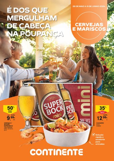 Catálogo Continente em Rio Tinto | Cervejas e Mariscos | 29/05/2024 - 09/06/2024