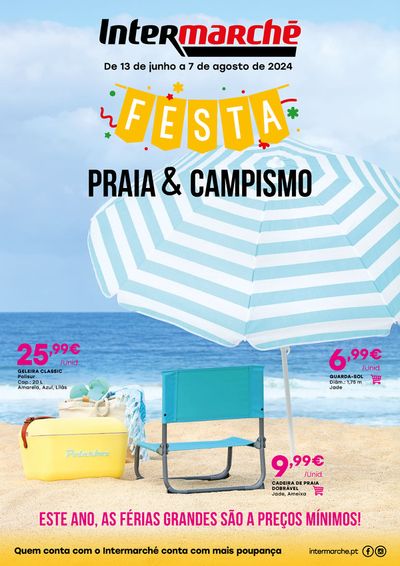 Catálogo Intermarché em Amarante | Praia & Campismo | 13/06/2024 - 07/08/2024