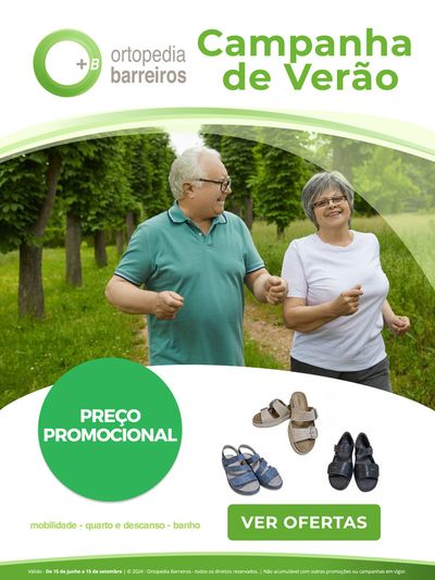 Promoções de Roupa, Sapatos e Acessórios em Vila Nova de Gaia | Campanha de Verão de Ortopedia Barreiros | 15/06/2024 - 15/09/2024
