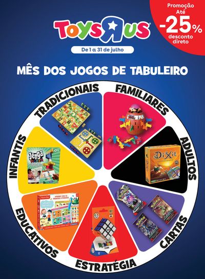 Catálogo Toys R Us em Loulé | Mês dos jogos de Tabuleiro | 01/07/2024 - 31/07/2024
