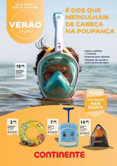 Catálogo Continente em Funchal | Verão: É dos que mergulham de cabeça na poupança | 02/07/2024 - 28/07/2024