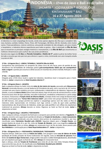Catálogo Oasistravel | INDONÉSIA | 16/08/2024 - 27/08/2024