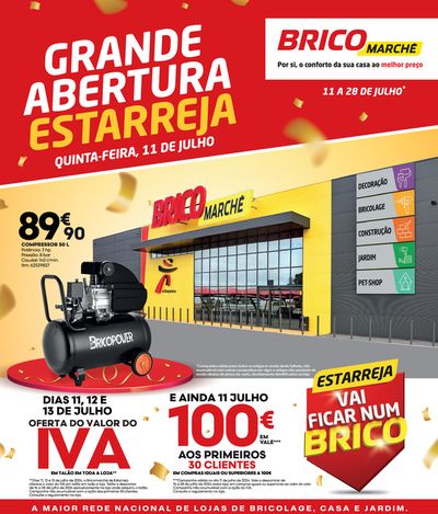 Promoções de Bricolage, Jardim e Construção em Braga | Grande Abertura Estarreja de Bricomarché | 15/07/2024 - 28/07/2024