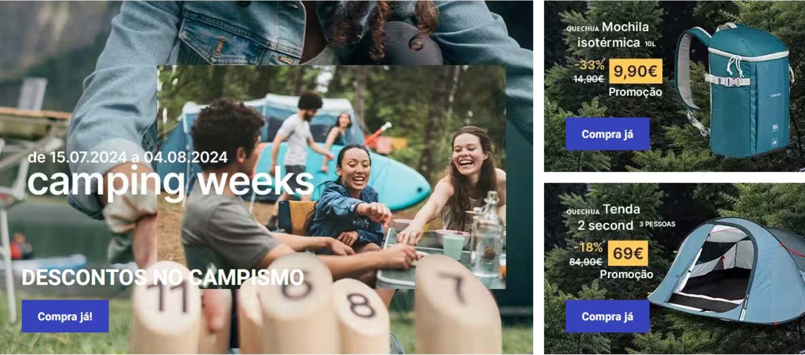 Catálogo Decathlon | Camping Weeks | 15/07/2024 - 04/08/2024
