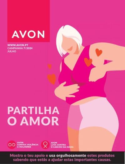 Promoções de Cosmética e Beleza em Vila Nova de Gaia | APOIA AS CAUSAS de Avon | 18/07/2024 - 31/07/2024