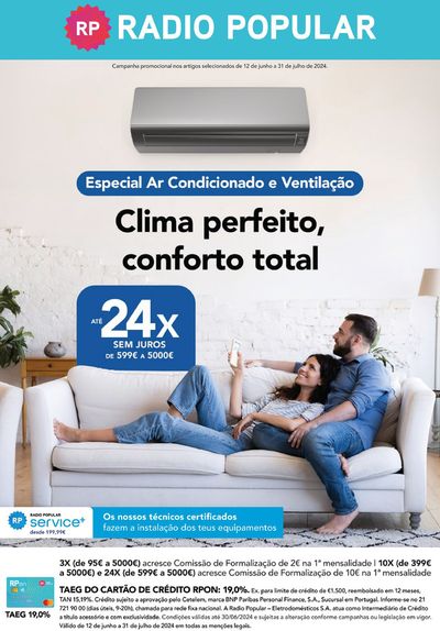 Promoções de Informática e Eletrónica em Coimbra | Especial Ar Condicionado e Ventilação de Radio Popular | 19/07/2024 - 31/07/2024