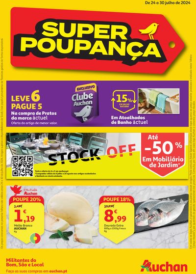 Catálogo Auchan em Setúbal | Super Poupança | 24/07/2024 - 30/07/2024
