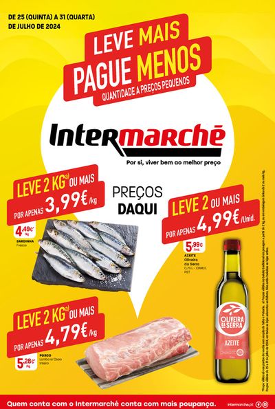 Promoções de Supermercados em Coimbra | Leve mais, pague menos de Intermarché | 25/07/2024 - 31/07/2024