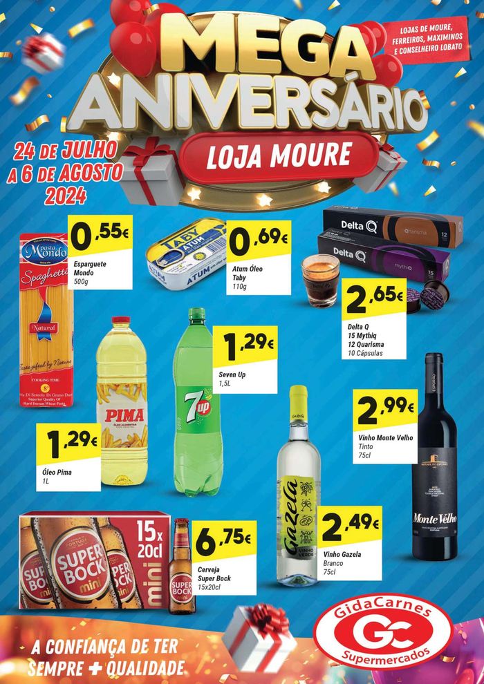 Catálogo GidaCarnes Supermercados | Folheto GidaCarnes Supermercados | 25/07/2024 - 06/08/2024