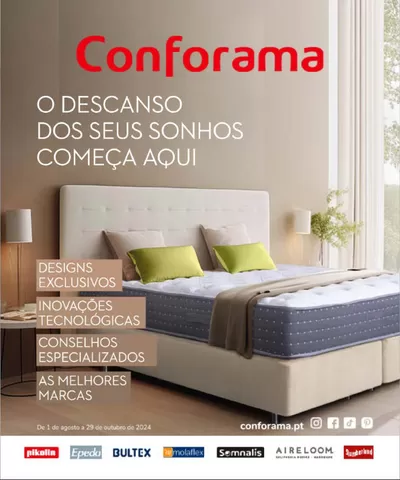 Catálogo Conforama em Porto | Folheto Conforama | 01/08/2024 - 29/10/2024