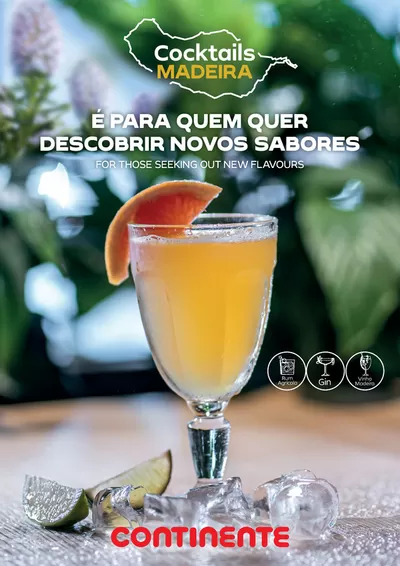 Catálogo Continente em Funchal | Madeira: Guia de Cocktails | 13/08/2024 - 31/12/2024