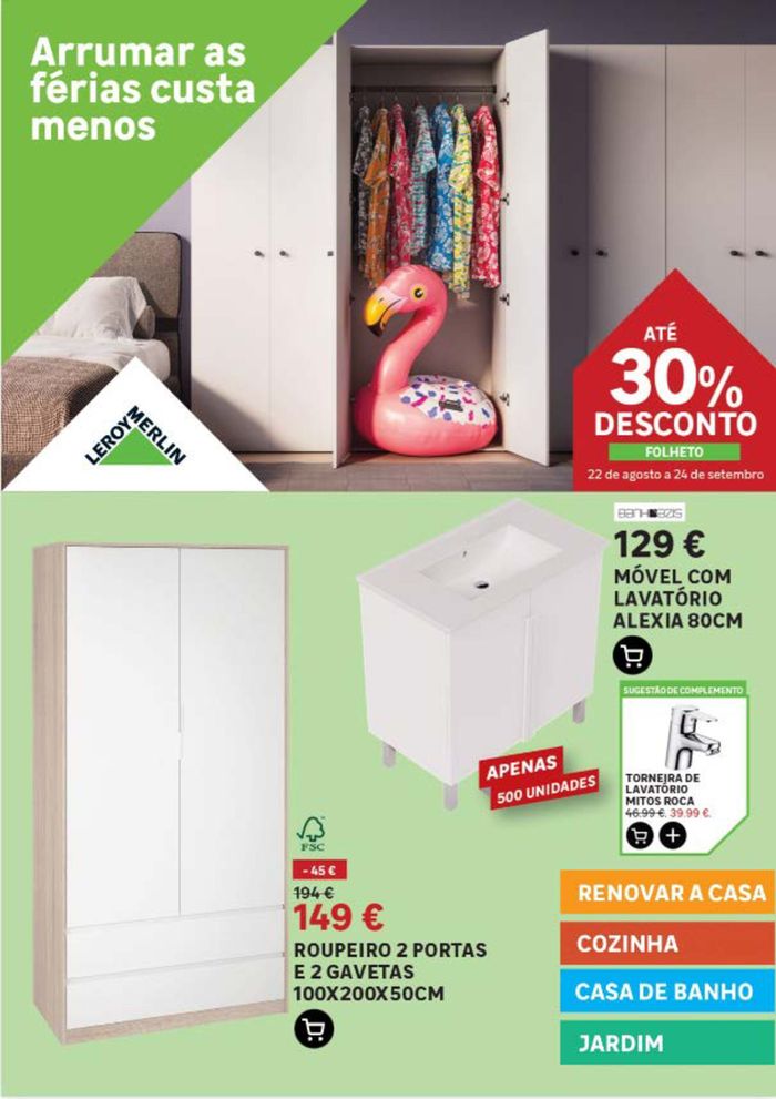 Catálogo Leroy Merlin em Évora | Descontos Até 30%  | 22/08/2024 - 24/09/2024