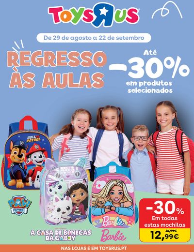 Promoções de Brinquedos e Crianças em Malveira | Regresso às aulas! Até -30% em produtos selecionados  de Toys R Us | 29/08/2024 - 22/09/2024