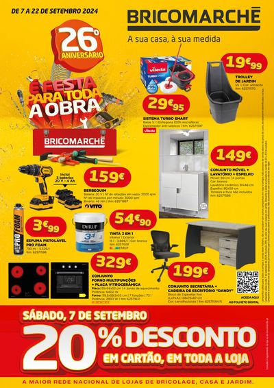 Promoções de Bricolage, Jardim e Construção em Santo Antão do Tojal | F#12 Aniversário 2p Arco do Cego de Bricomarché | 09/09/2024 - 22/09/2024