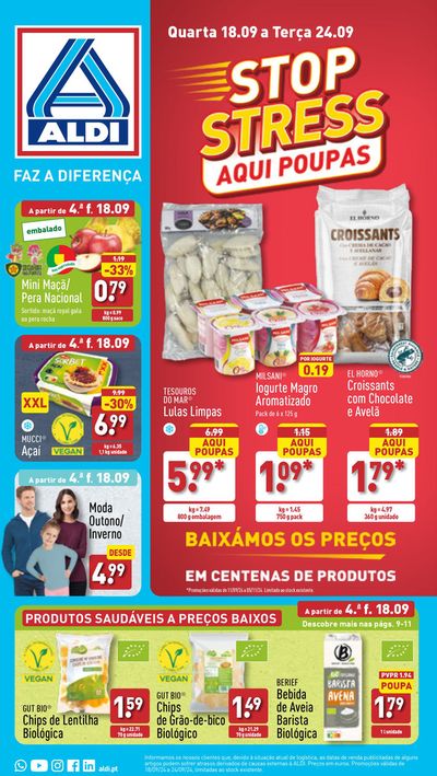 Catálogo Aldi em Meinedo | Aqui poupas  | 18/09/2024 - 24/09/2024