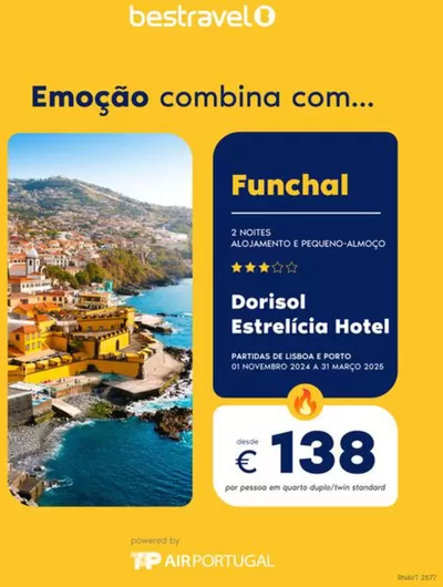 Promoções de Viagens em Faro | Bestravel de Bestravel | 01/11/2024 - 31/03/2025