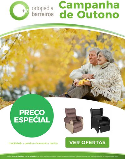 Promoções de Roupa, Sapatos e Acessórios em Gandra | Campanha de Outono de Ortopedia Barreiros | 13/09/2024 - 15/12/2024