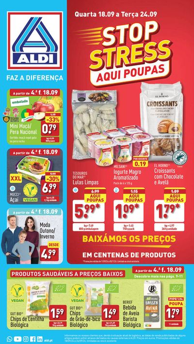 Catálogo Aldi em Meinedo | Folheto Aldi | 18/09/2024 - 24/09/2024