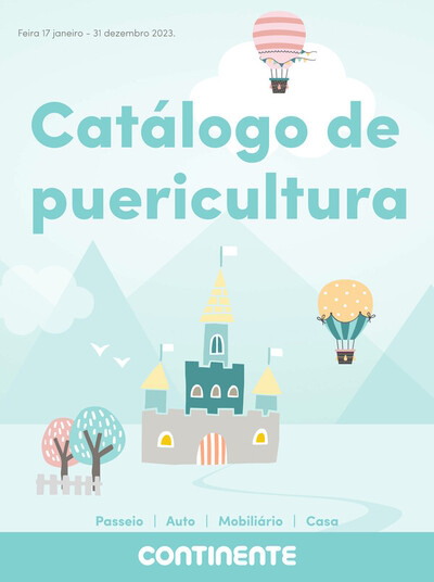 Promoções de Livrarias, Papelaria e Hobbies em Setúbal | Catálogo Puericultura de Continente | 17/01/2023 - 31/12/2023