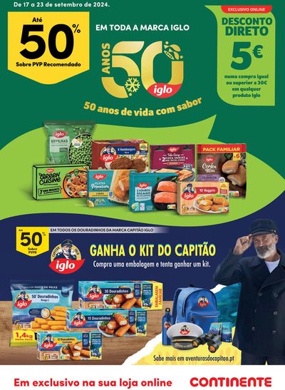 Catálogo Continente em Sobral de Monte Agraço | Marca Iglo | 18/09/2024 - 23/09/2024