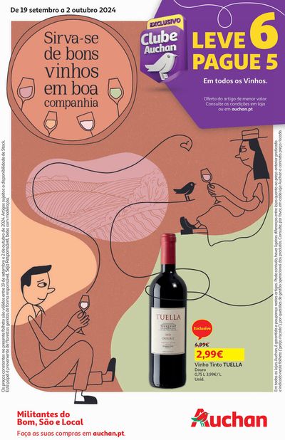 Catálogo Auchan em Unhos | Vinhos | 19/09/2024 - 02/10/2024