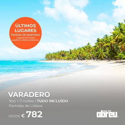 Promoções de Viagens em São Pedro da Afurada | Varadero de Abreu | 19/09/2024 - 30/09/2024