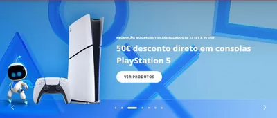 Promoções de Informática e Eletrónica em Leiria | PlayStation 5 de Worten | 27/09/2024 - 30/10/2024