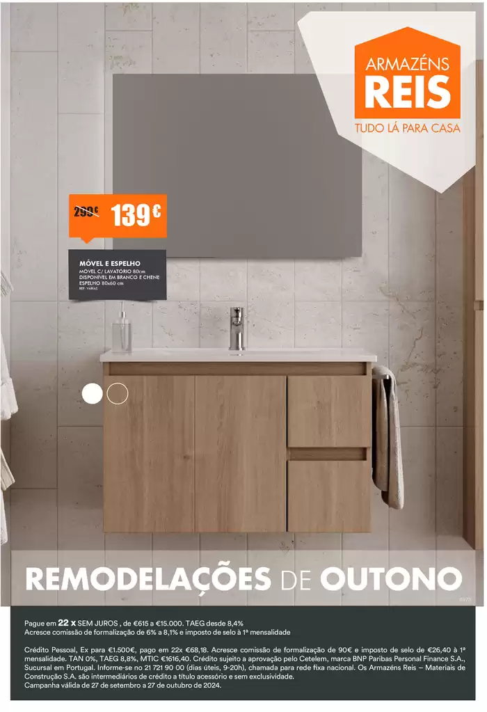 Catálogo Armazéns Reis | Remodelações De Outono | 30/09/2024 - 27/10/2024