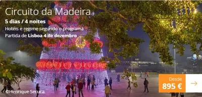 Promoções de Viagens em Leiria | Natal de B the travel brand | 01/10/2024 - 05/12/2024