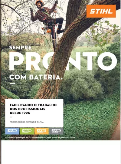 Promoções de Bricolage, Jardim e Construção em Funchal | Stihl Folheto Outono 2024 de Stihl | 03/10/2024 - 17/01/2025