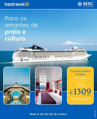 Promoções de Viagens em Faro | Cruzeiro Lisboa a Lisboa  de Bestravel | 01/05/2025 - 18/10/2025