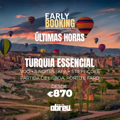 Promoções de Viagens em Amadora | Turquia Essencial de Abreu | 08/10/2024 - 21/03/2025