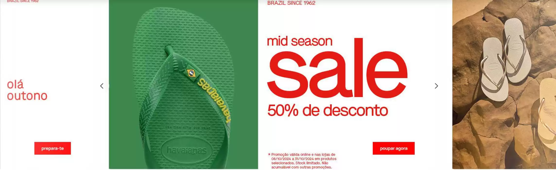 Catálogo Havaianas | 50% De Desconto | 09/10/2024 - 31/10/2024