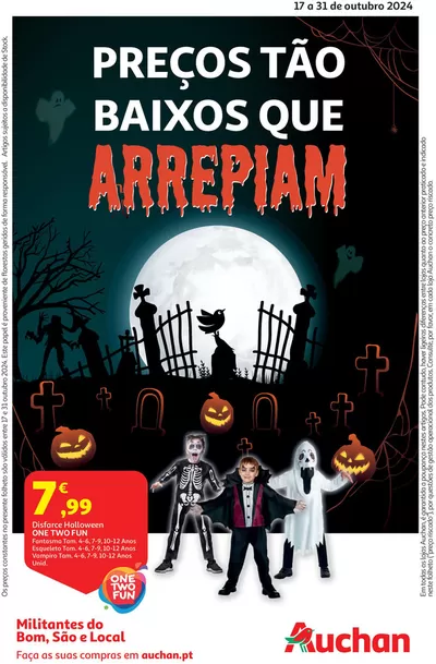 Promoções de Casamentos em Vila Real | Halloween de Auchan | 17/10/2024 - 31/10/2024