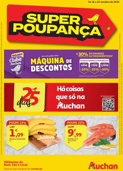 Catálogo Auchan em Maia | Super Poupança | 16/10/2024 - 22/10/2024