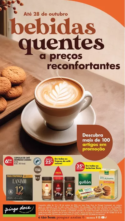 Promoções de Supermercados em Leiria | Folheto Pingo Doce de Pingo Doce | 15/10/2024 - 28/10/2024