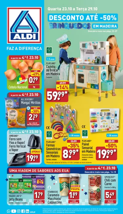 Catálogo Aldi em Lamego | Desconto até -50% | 23/10/2024 - 29/10/2024