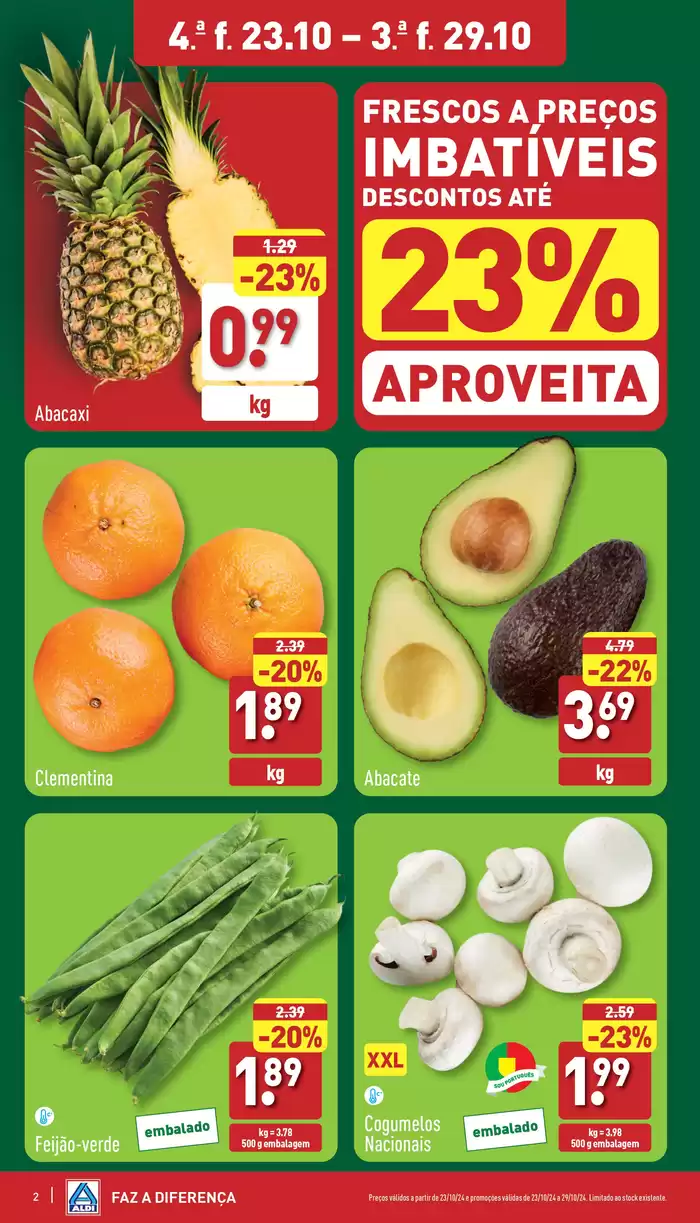 Catálogo Aldi em Maia | Desconto até -50% | 23/10/2024 - 29/10/2024