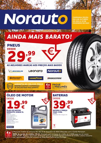 Promoções de Carros, Motos e Peças em Amadora | Folheto Outono de Norauto | 16/10/2024 - 19/02/2025