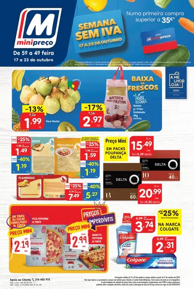 Promoções de Supermercados em Leiria | Folheto Semanal 17 10 2024 de Minipreço | 17/10/2024 - 23/10/2024