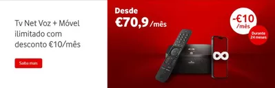 Promoções de Informática e Eletrónica em Lisboa | Desconto de Vodafone | 17/10/2024 - 31/10/2024