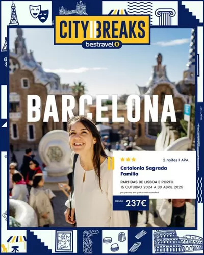 Promoções de Viagens em Faro | Barcelona de Bestravel | 18/10/2024 - 30/04/2025