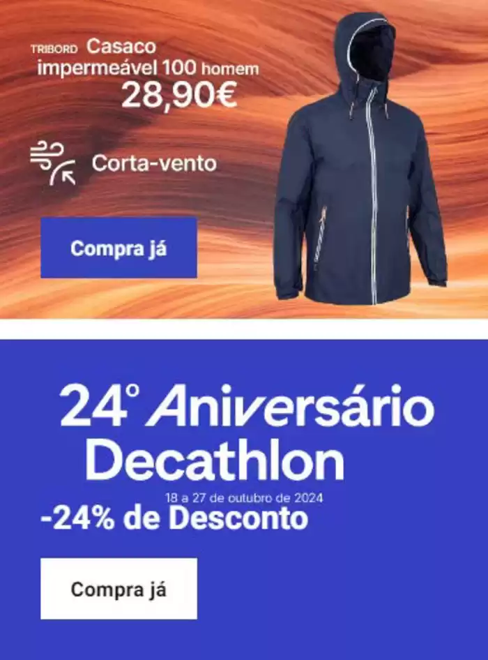 Catálogo Decathlon em Lisboa | -24% De Desconto | 21/10/2024 - 27/10/2024