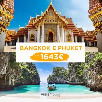 Catálogo Viajar tours |  Bangkok a Phuket | 21/10/2024 - 08/05/2025