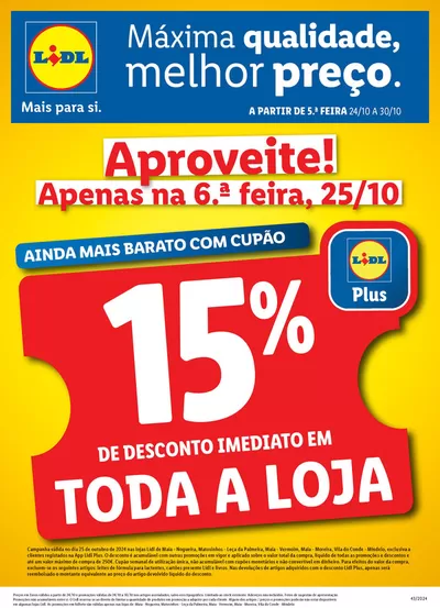 Catálogo Lidl em Leiria | Maia | 25/10/2024 - 30/10/2024