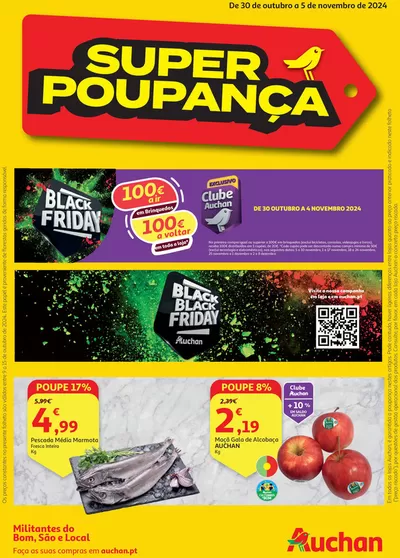 Promoções de Supermercados em Parchal | Super Poupança de Auchan | 30/10/2024 - 05/11/2024